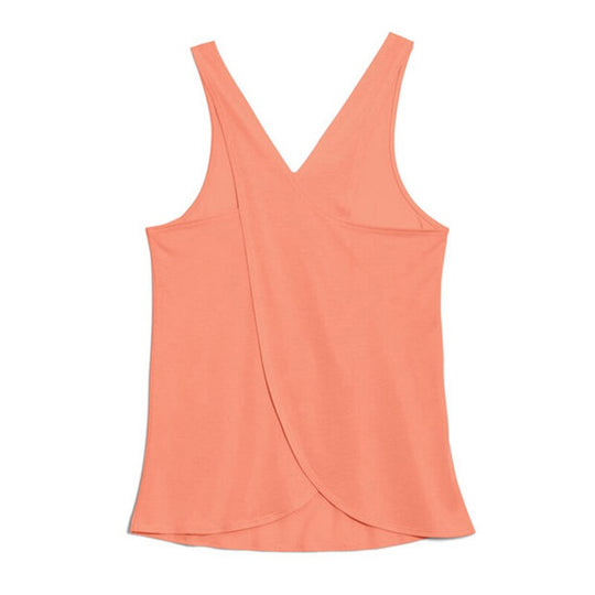 Chic Cross-Back Sleeveless Yoga Top