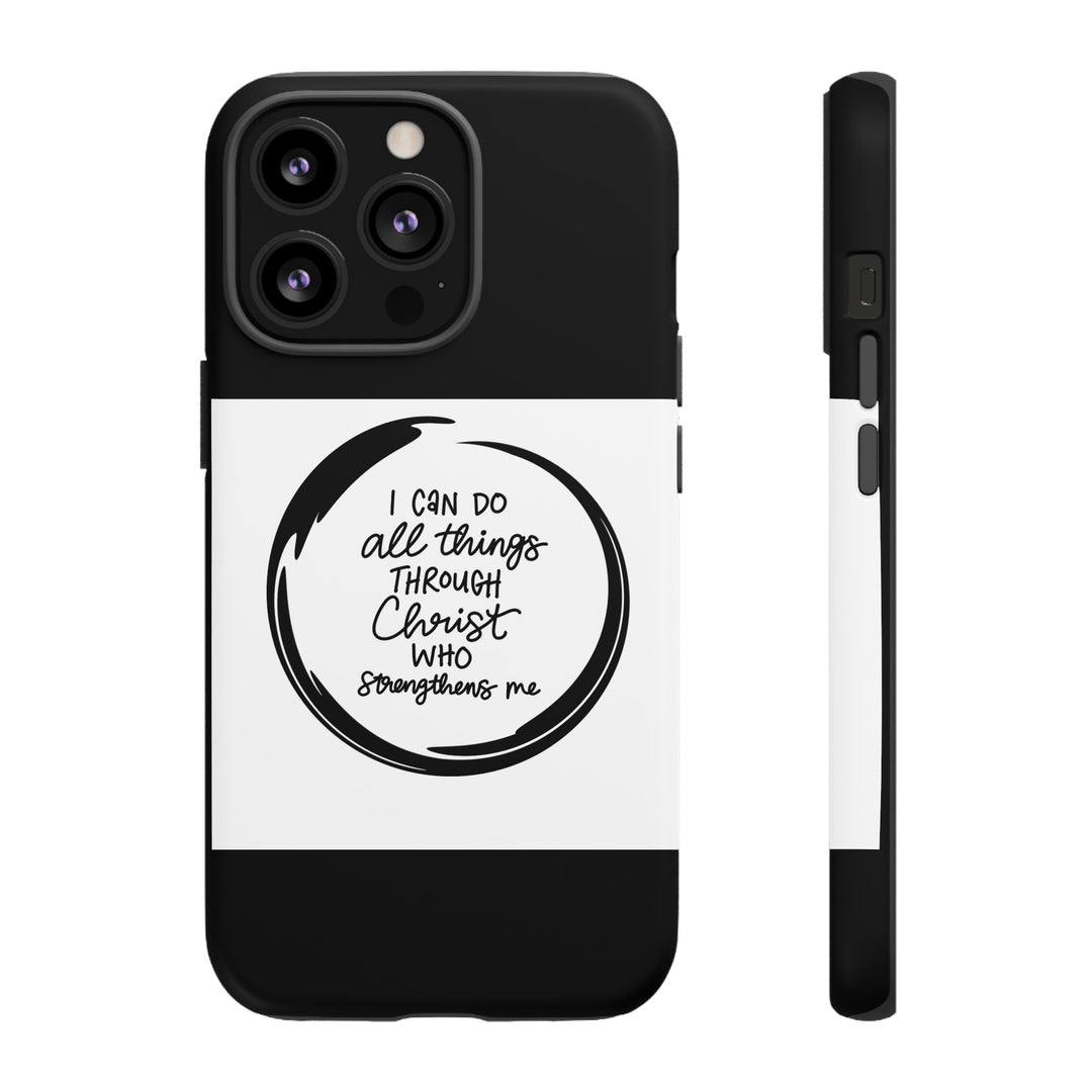 I Can Do All Things" Custom Premium Protective Phone Case – Double-Layered Durability