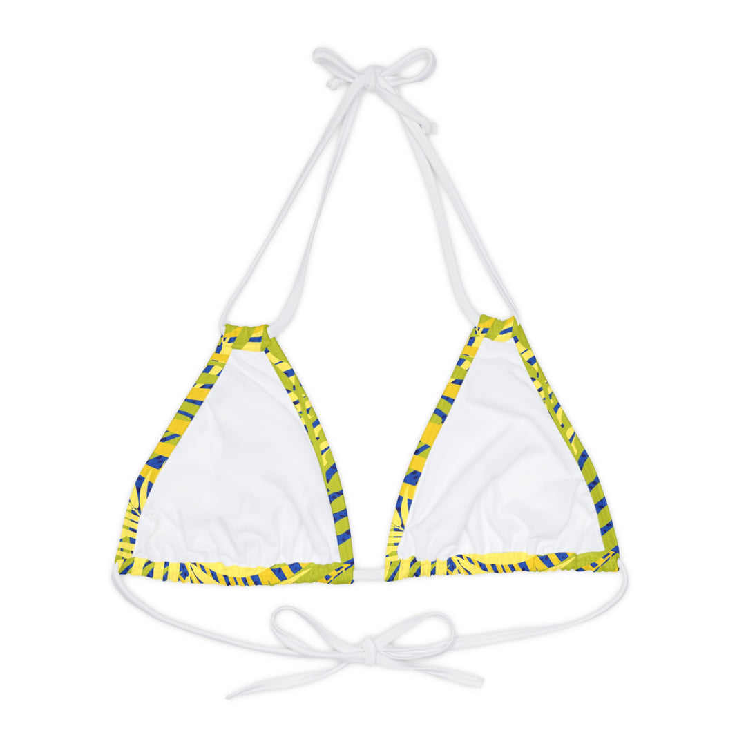 Beach Island Vibes Triangle Bikini Top – Adjustable Straps, 4-Way Stretch for the Perfect Summer Fit