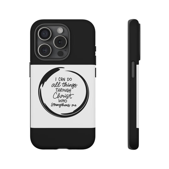 I Can Do All Things" Custom Premium Protective Phone Case – Double-Layered Durability