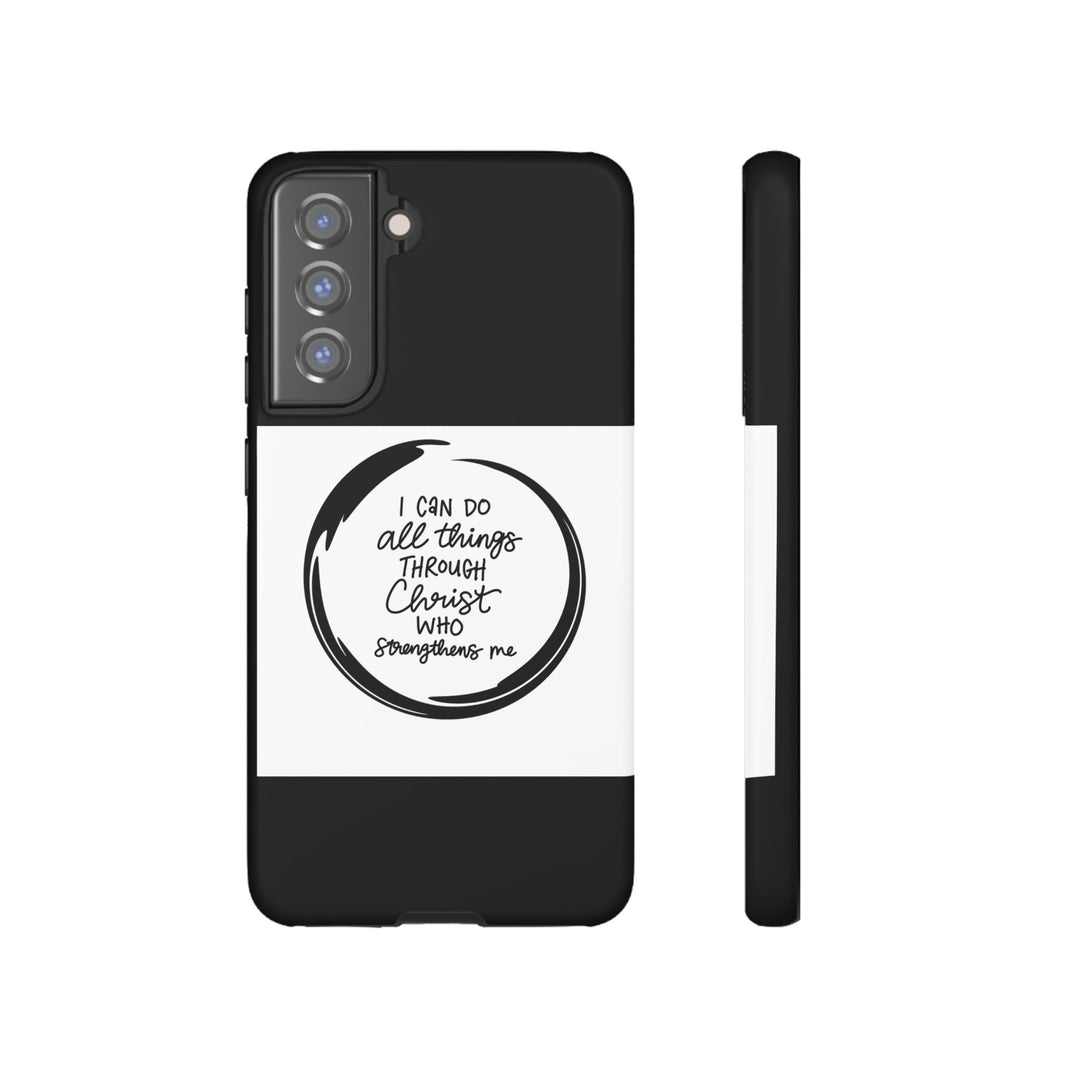 I Can Do All Things" Custom Premium Protective Phone Case – Double-Layered Durability