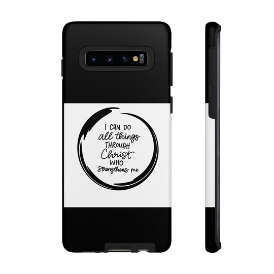 I Can Do All Things" Custom Premium Protective Phone Case – Double-Layered Durability