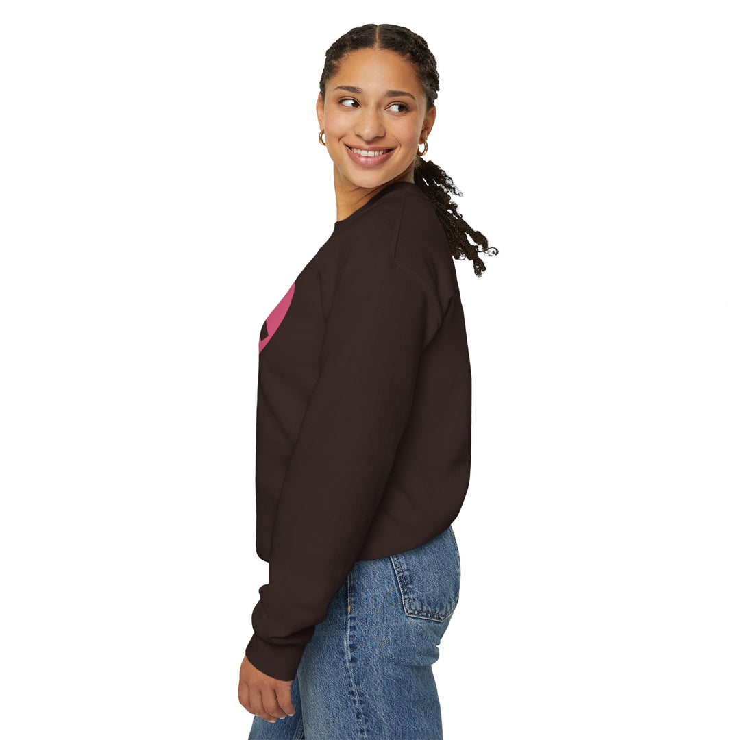 Healed Breast Cancer Awareness Sweatshirt – Cozy Unisex Crewneck for Everyday Comfort & Support"