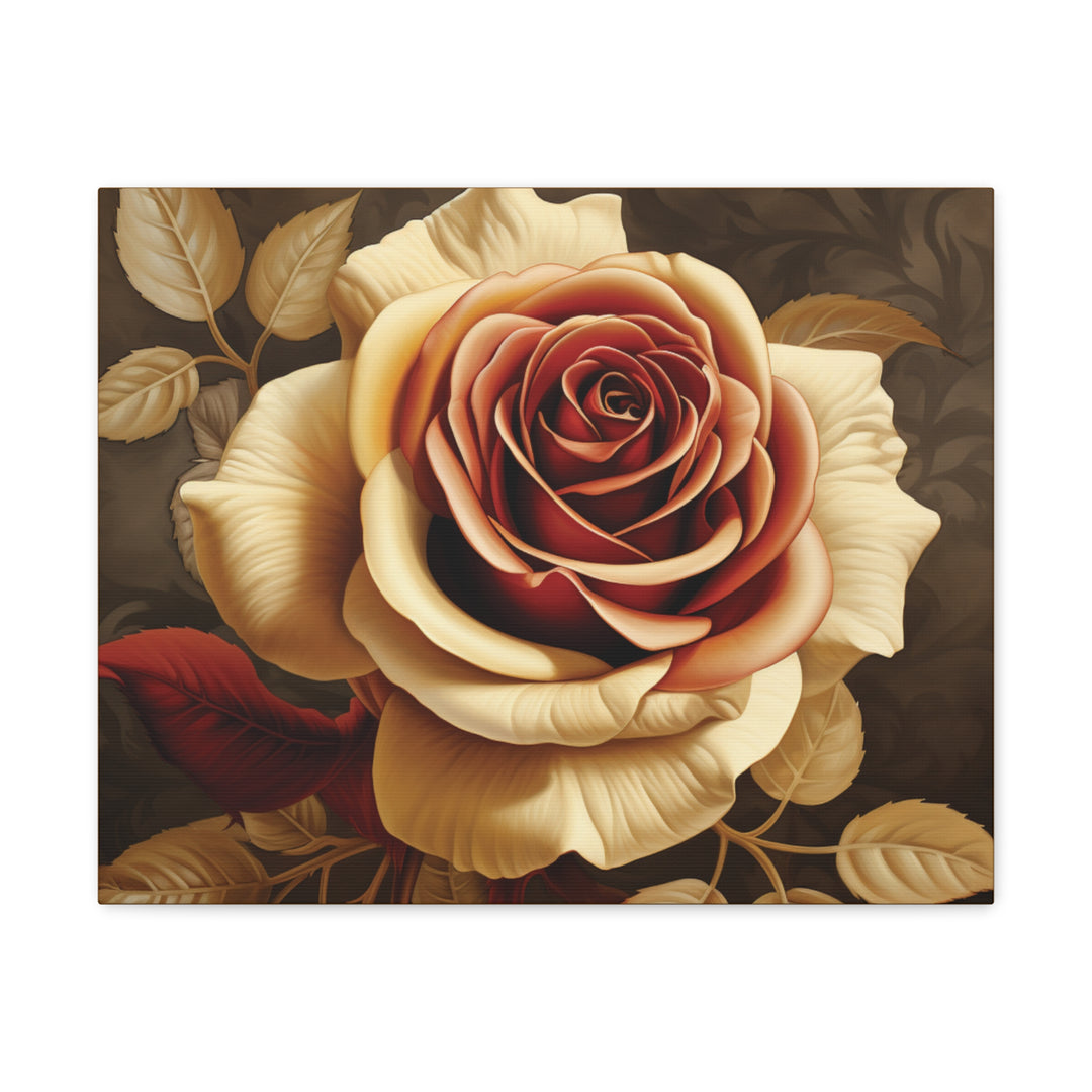 Eternal Elegance: White Rose Canvas Art – Timeless Beauty for Every Space