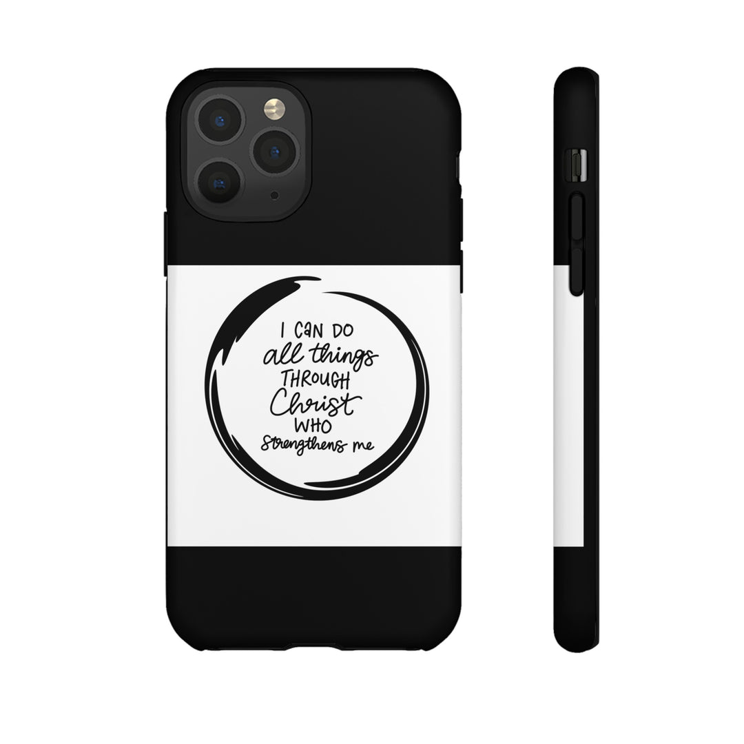 I Can Do All Things" Custom Premium Protective Phone Case – Double-Layered Durability