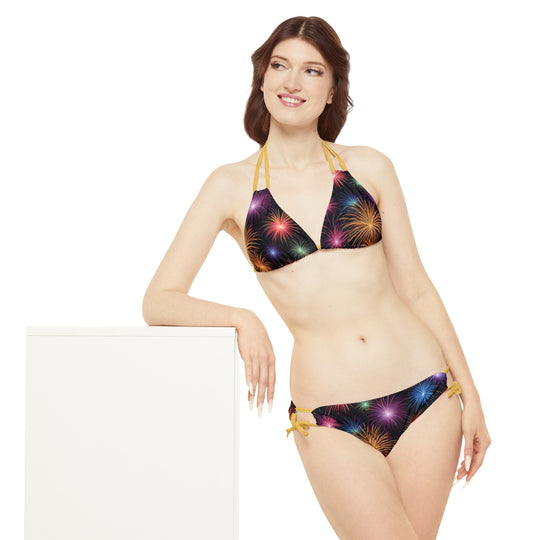 Sparkle in Style with the Fireworks Bikini Set – Perfect for Summer