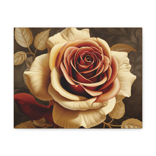 Eternal Elegance: White Rose Canvas Art – Timeless Beauty for Every Space