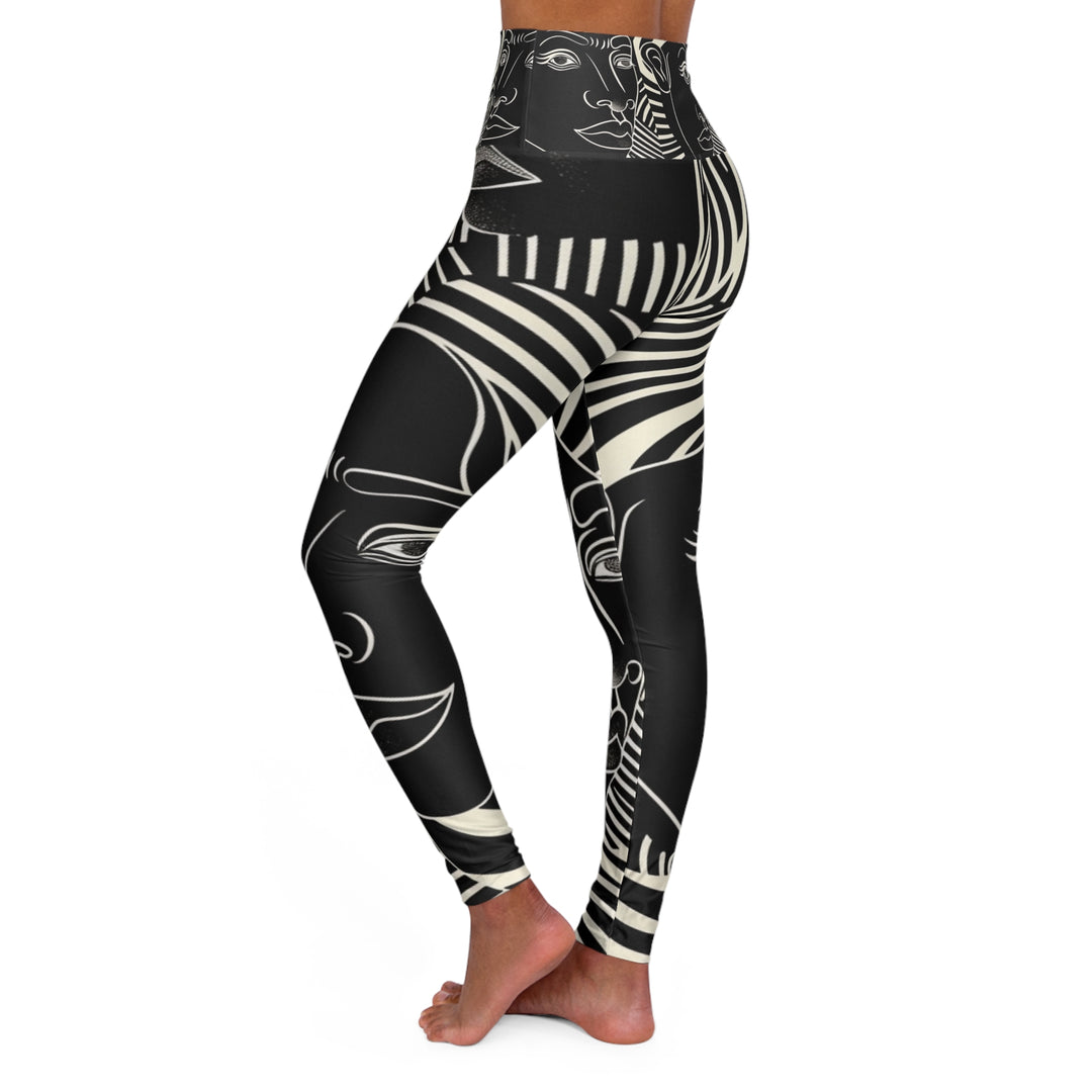 High-Waisted Customizable Yoga Leggings – Stylish & Comfy Athleisure for Every Occasion