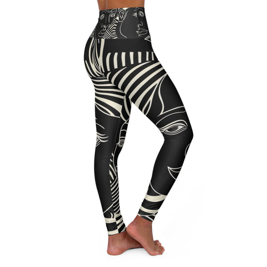 High-Waisted Customizable Yoga Leggings – Stylish & Comfy Athleisure for Every Occasion