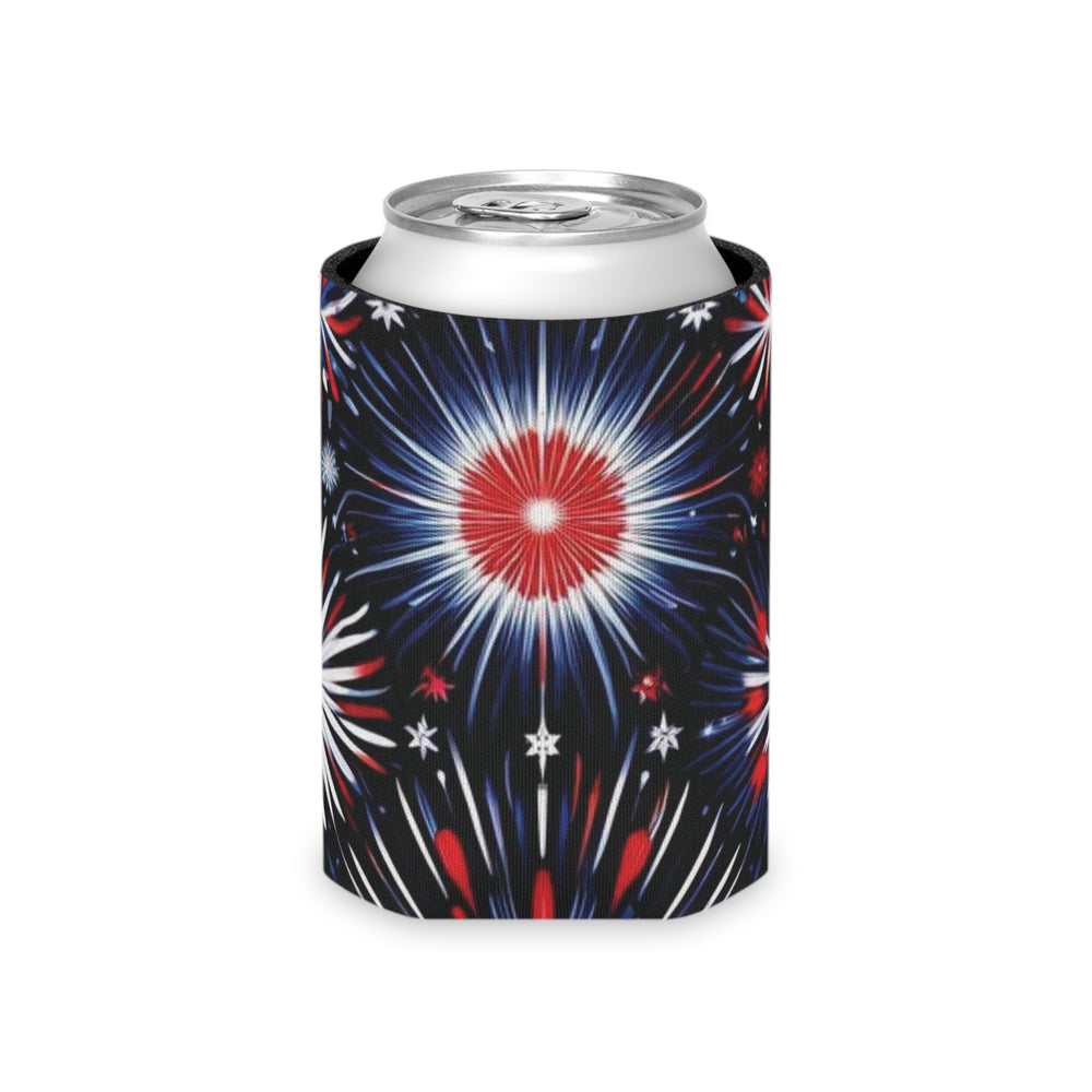 4th of July Fireworks Can Insulators – Lightweight, Customizable Drink Coolers for Nature Trips & Parties