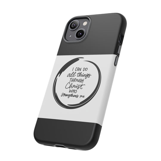 I Can Do All Things" Custom Premium Protective Phone Case – Double-Layered Durability