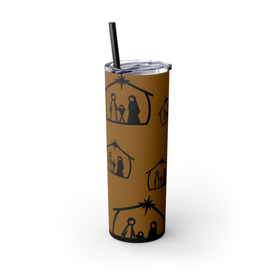 Skinny Tumbler with Straw, 20oz - captivatingconversationsstarters