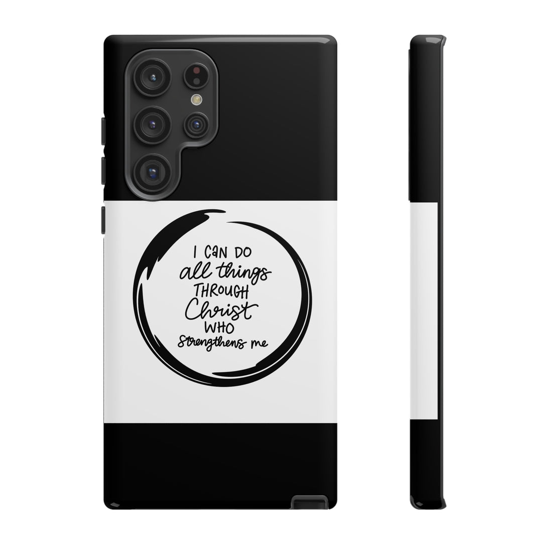 I Can Do All Things" Custom Premium Protective Phone Case – Double-Layered Durability