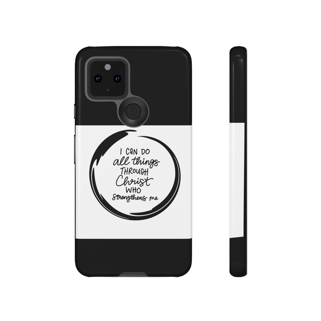 I Can Do All Things" Custom Premium Protective Phone Case – Double-Layered Durability