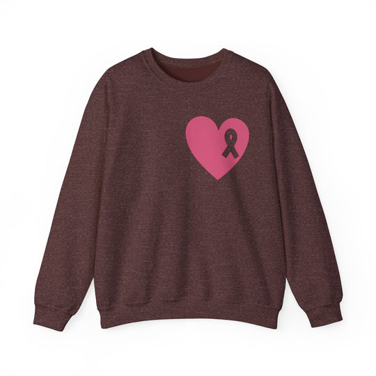 Healed Breast Cancer Awareness Sweatshirt – Cozy Unisex Crewneck for Everyday Comfort & Support"