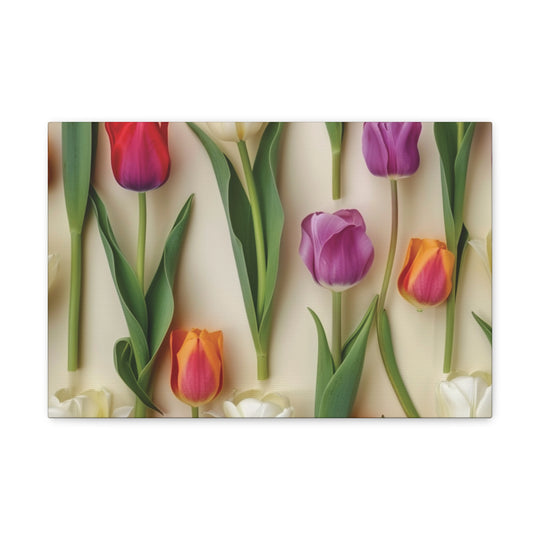 Blooming Radiance Floral Canvas Art - Vibrant Wall Decor for Home & Office