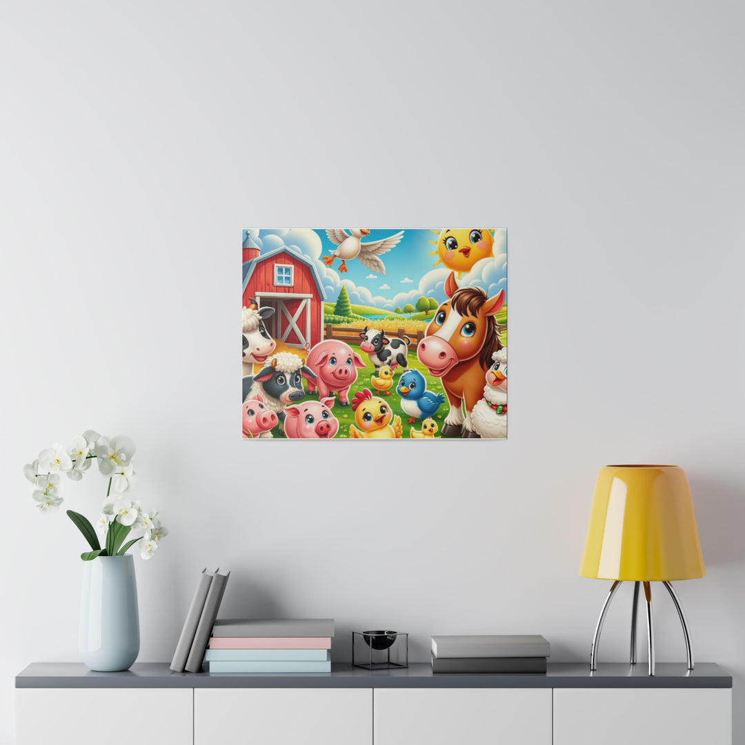 Charming Farmyard Animal Canvas Art – Bring the Countryside to Life