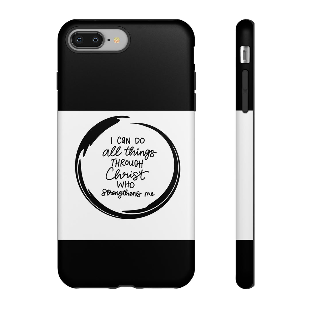 I Can Do All Things" Custom Premium Protective Phone Case – Double-Layered Durability