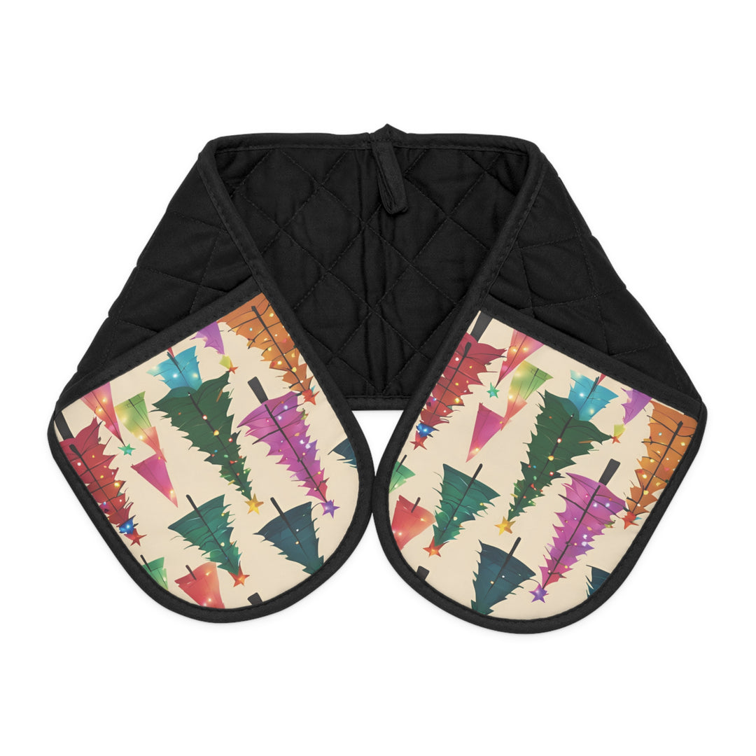 Holiday Oven Mitts – Slip-Resistant & Stylish Kitchen Essential