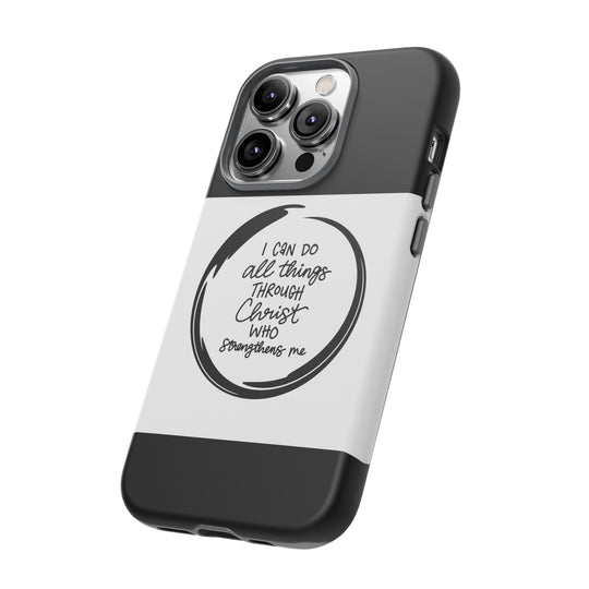 I Can Do All Things" Custom Premium Protective Phone Case – Double-Layered Durability