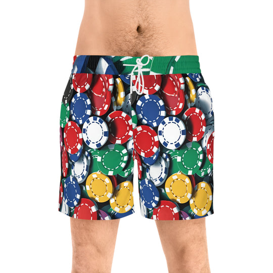 Roll the Dice Winner Swim Shorts – Lightweight, Relaxed Fit Beachwear for Swimming & Lounging