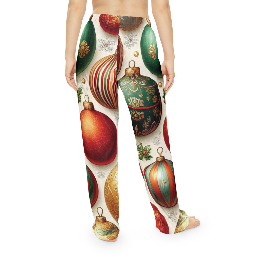 Women’s Joyful Ornaments Festive Holiday Pajama Pants