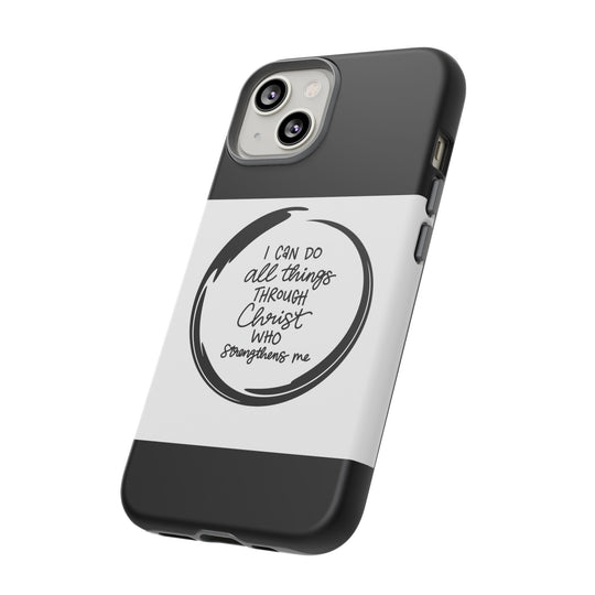 I Can Do All Things" Custom Premium Protective Phone Case – Double-Layered Durability