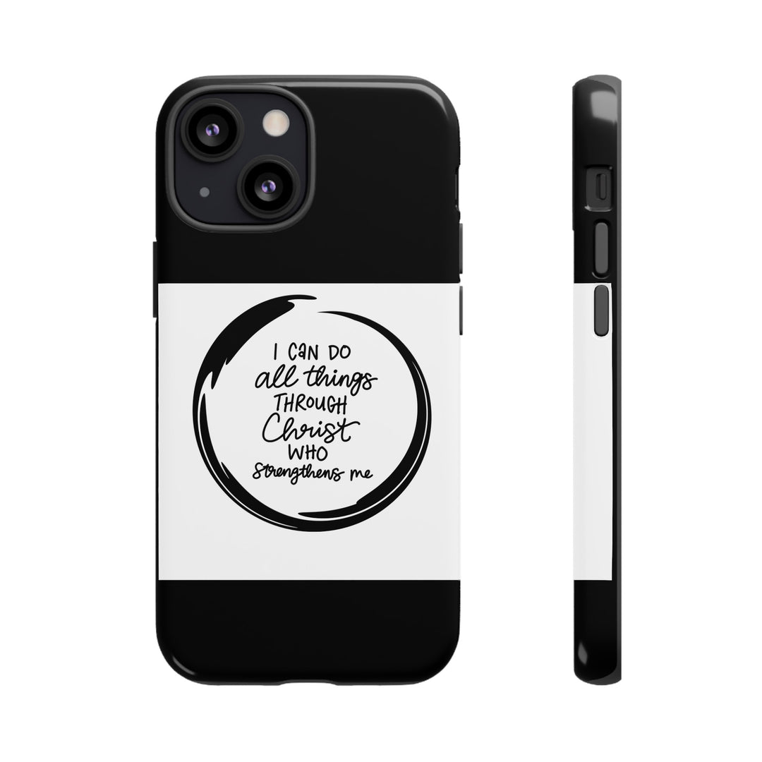 I Can Do All Things" Custom Premium Protective Phone Case – Double-Layered Durability