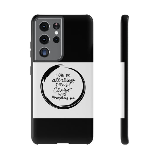 I Can Do All Things" Custom Premium Protective Phone Case – Double-Layered Durability