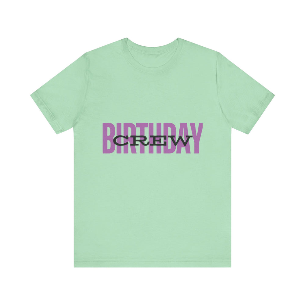 Vibrant 'Birthday Crew' Tee