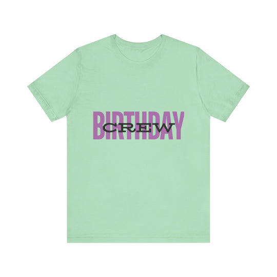 Vibrant 'Birthday Crew' Tee