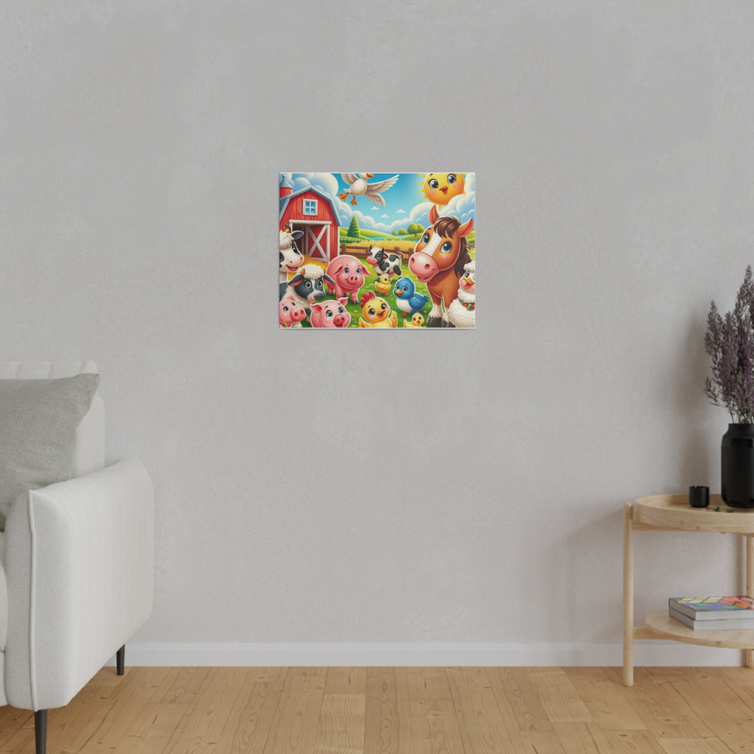 Charming Farmyard Animal Canvas Art – Bring the Countryside to Life