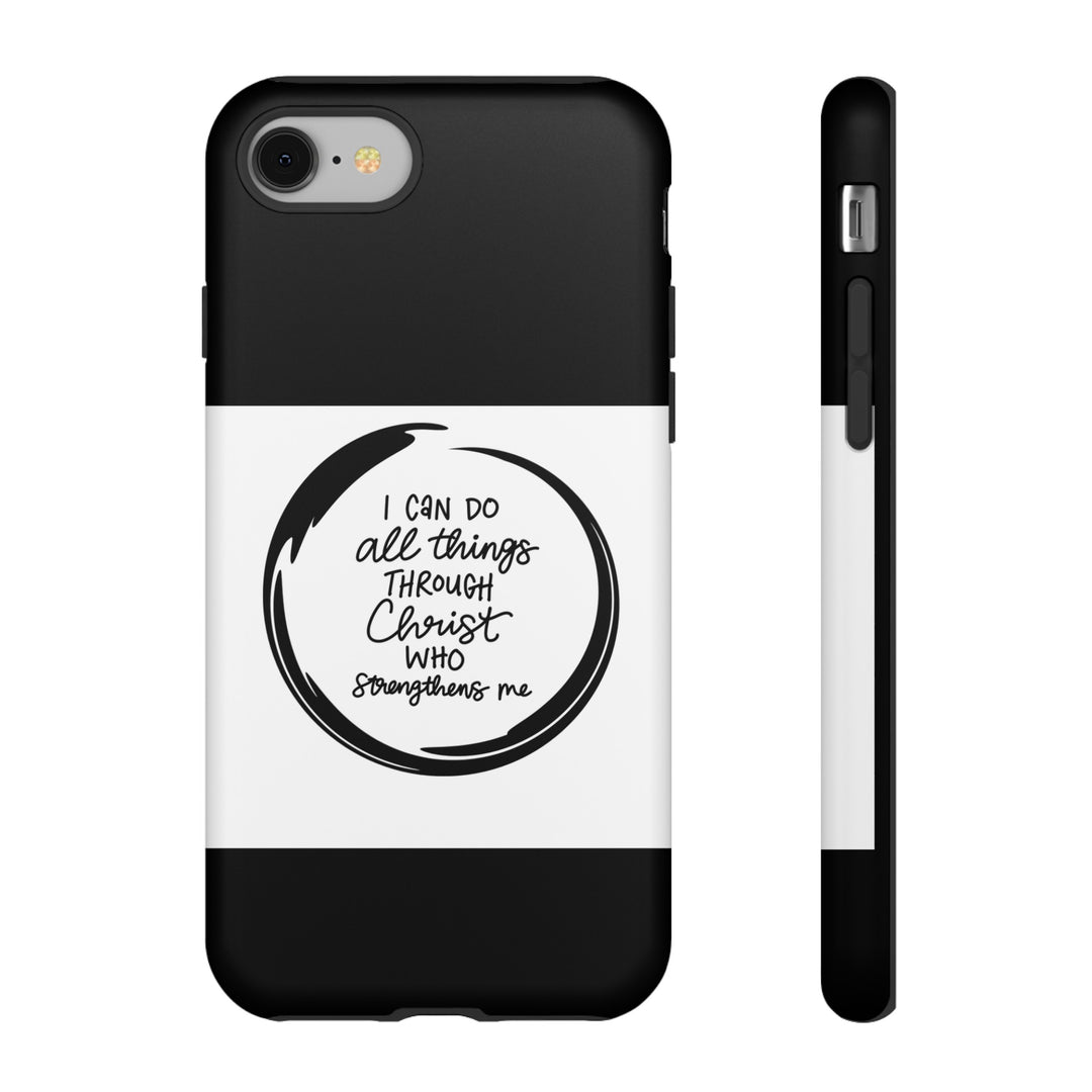 I Can Do All Things" Custom Premium Protective Phone Case – Double-Layered Durability