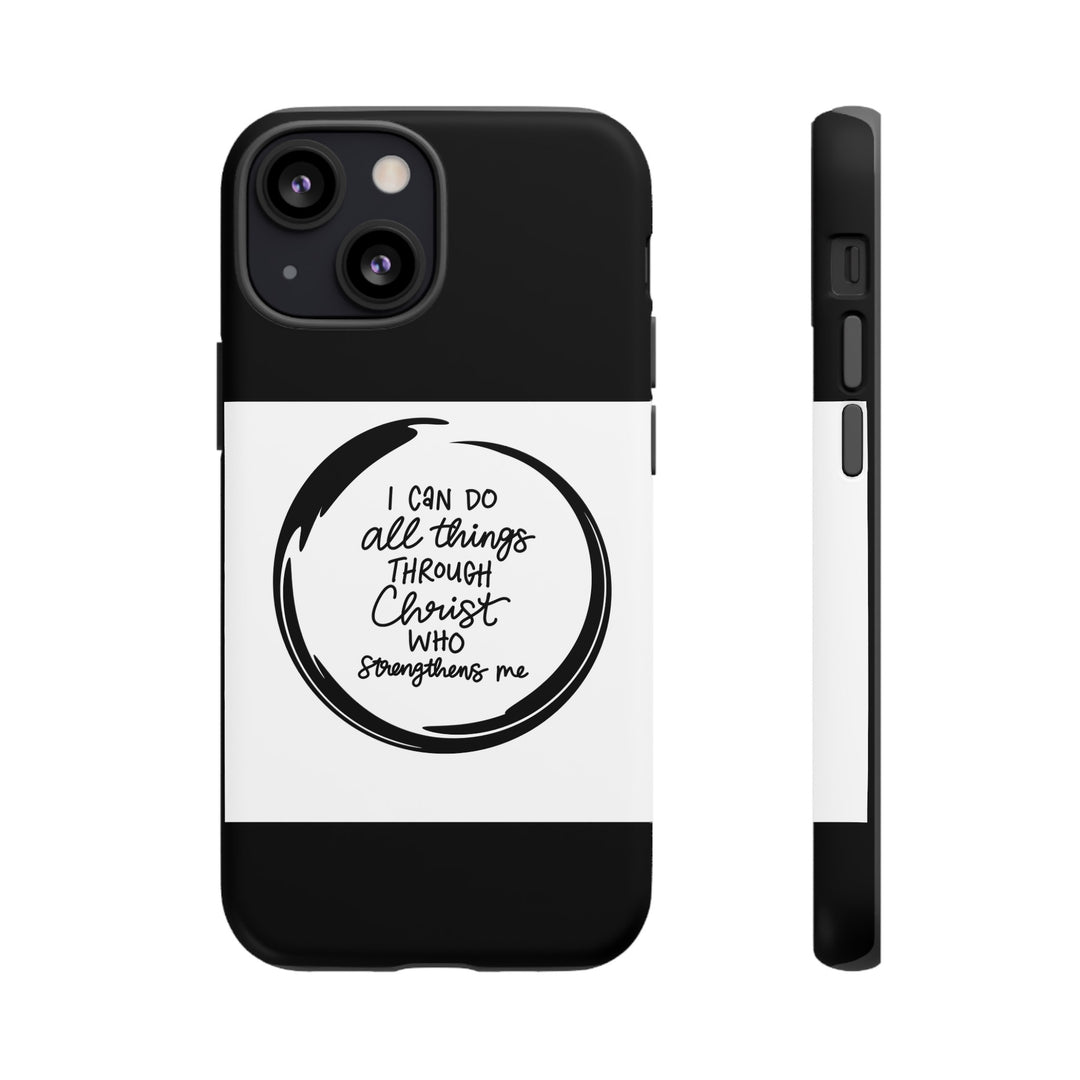 I Can Do All Things" Custom Premium Protective Phone Case – Double-Layered Durability