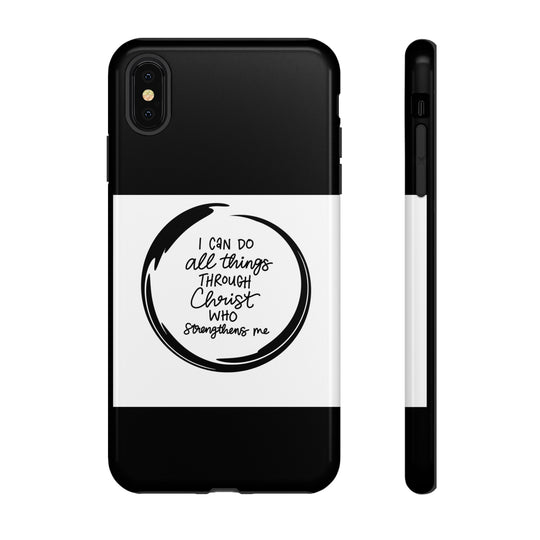 I Can Do All Things" Custom Premium Protective Phone Case – Double-Layered Durability