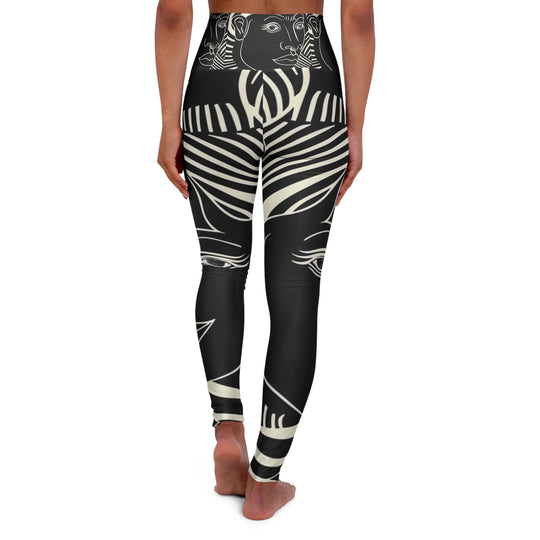 High-Waisted Customizable Yoga Leggings – Stylish & Comfy Athleisure for Every Occasion