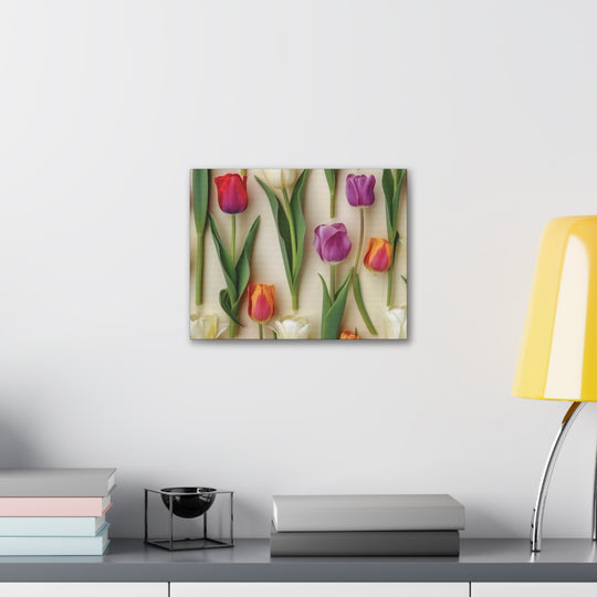 Blooming Radiance Floral Canvas Art - Vibrant Wall Decor for Home & Office