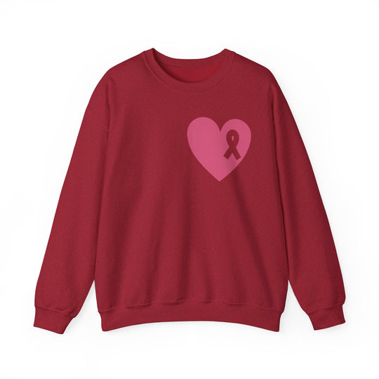 Healed Breast Cancer Awareness Sweatshirt – Cozy Unisex Crewneck for Everyday Comfort & Support"