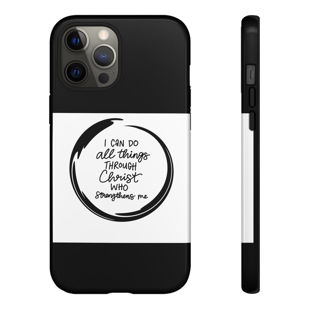 I Can Do All Things" Custom Premium Protective Phone Case – Double-Layered Durability