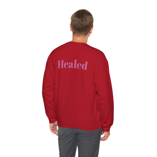 Healed Breast Cancer Awareness Sweatshirt – Cozy Unisex Crewneck for Everyday Comfort & Support"