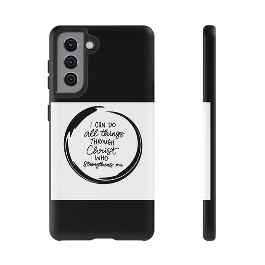 I Can Do All Things" Custom Premium Protective Phone Case – Double-Layered Durability