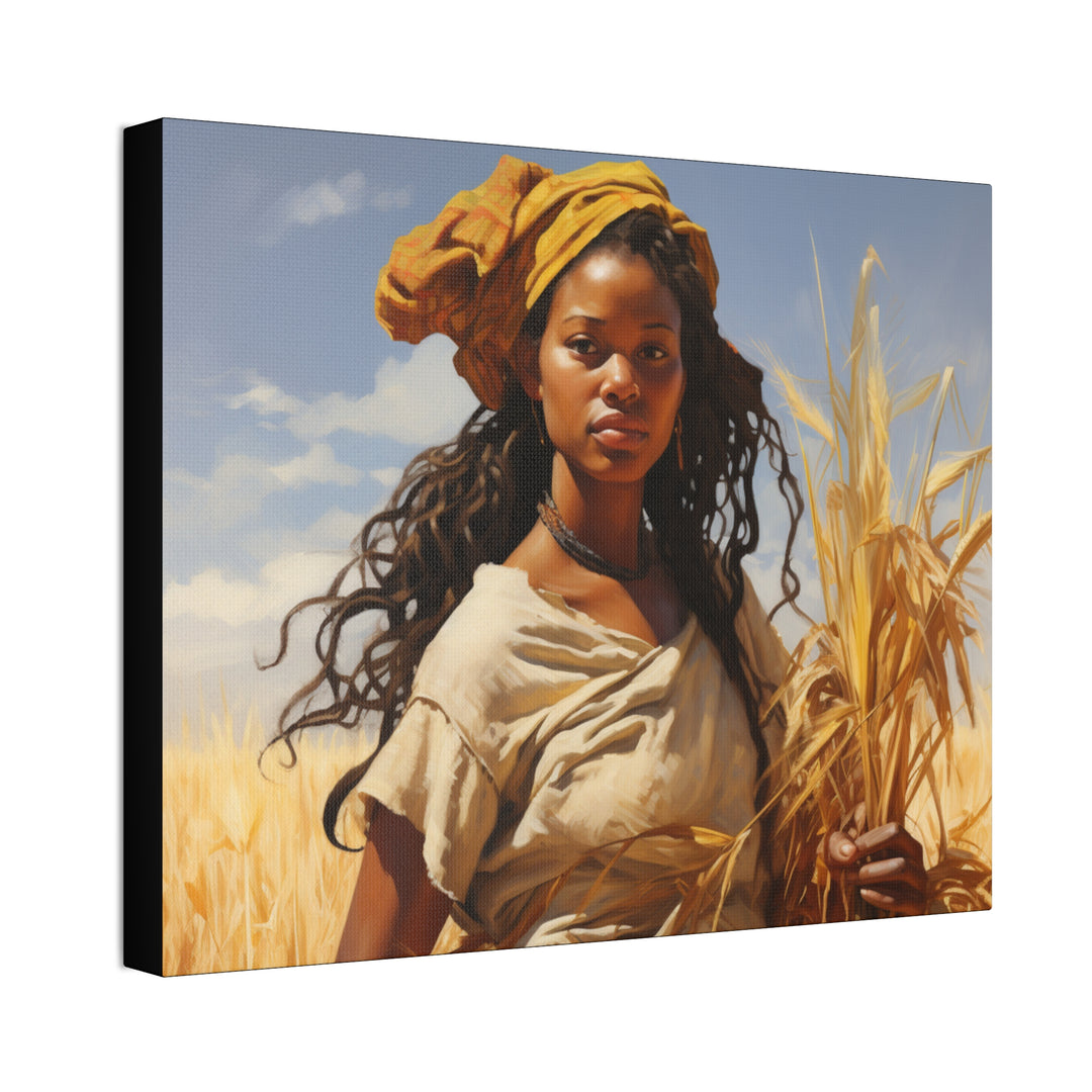 Soulful Harvest Canvas Art - A Celebration of Strength, Beauty & Abundance