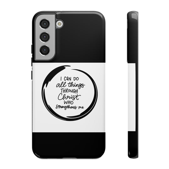 I Can Do All Things" Custom Premium Protective Phone Case – Double-Layered Durability