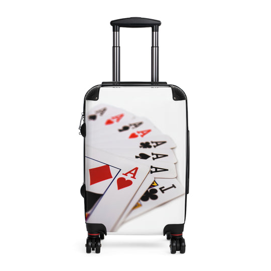 Ace Traveler: Casino-Themed Suitcase for the Bold & Stylish