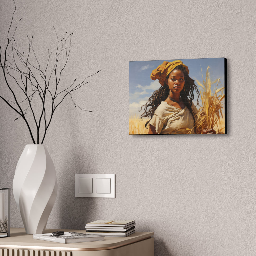 Soulful Harvest Canvas Art - A Celebration of Strength, Beauty & Abundance