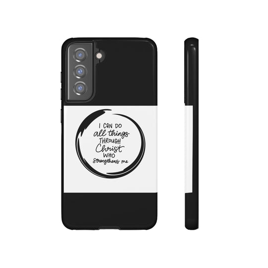 I Can Do All Things" Custom Premium Protective Phone Case – Double-Layered Durability