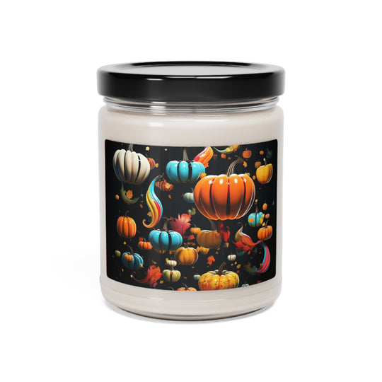 Artisan Pumpkin Candle: Infuse Your Space with Color and Spiritual Energy