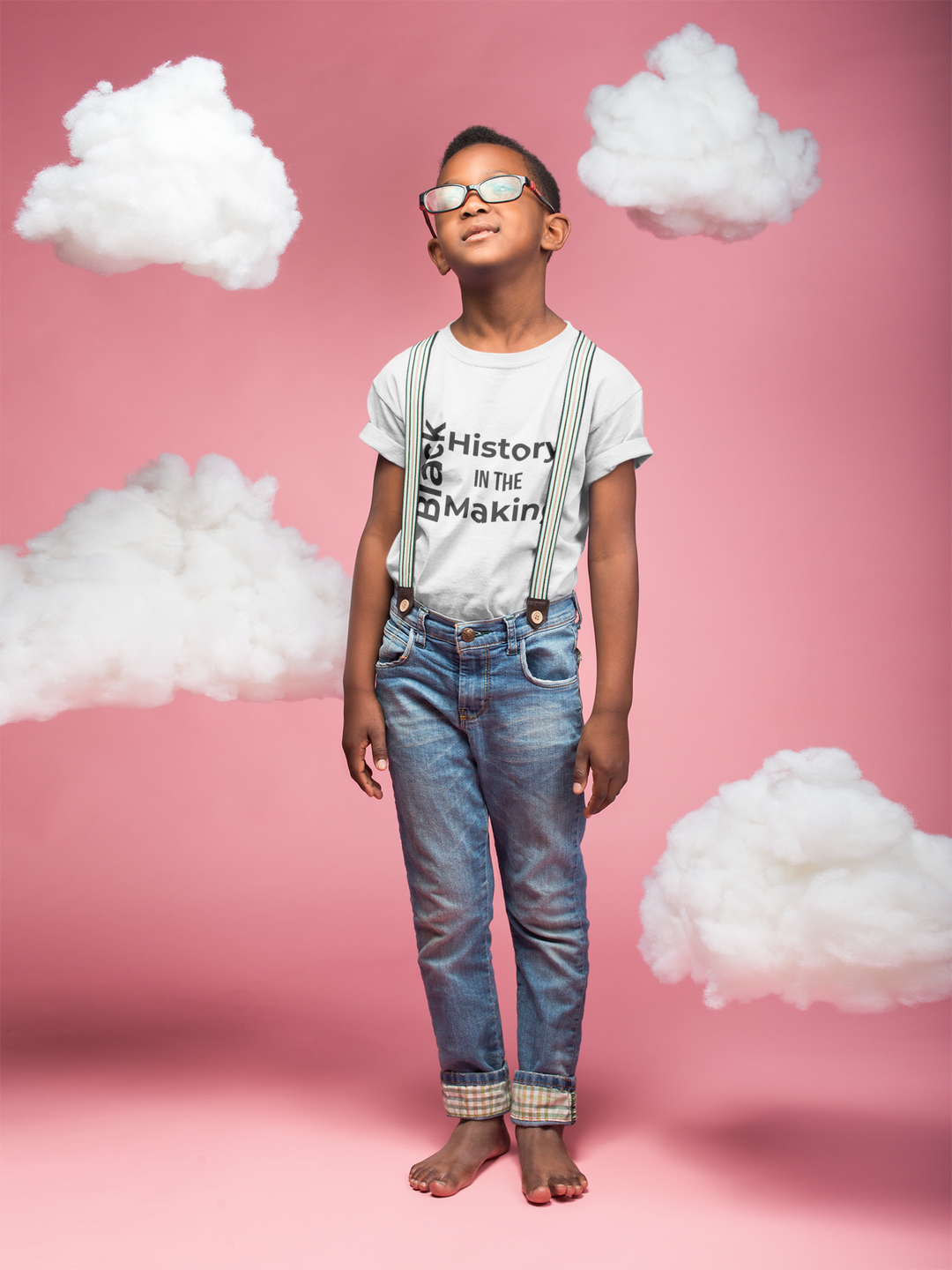 Black History in the Making Kids T-Shirt – Empowering Black History Month Apparel | Bold Statement Kids Shirt