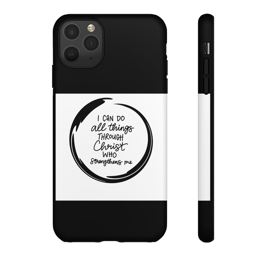 I Can Do All Things" Custom Premium Protective Phone Case – Double-Layered Durability