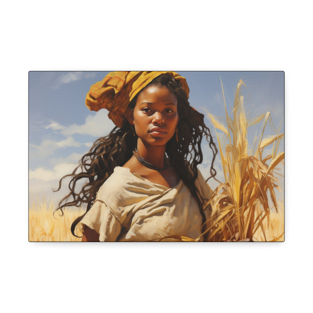 Soulful Harvest Canvas Art - A Celebration of Strength, Beauty & Abundance